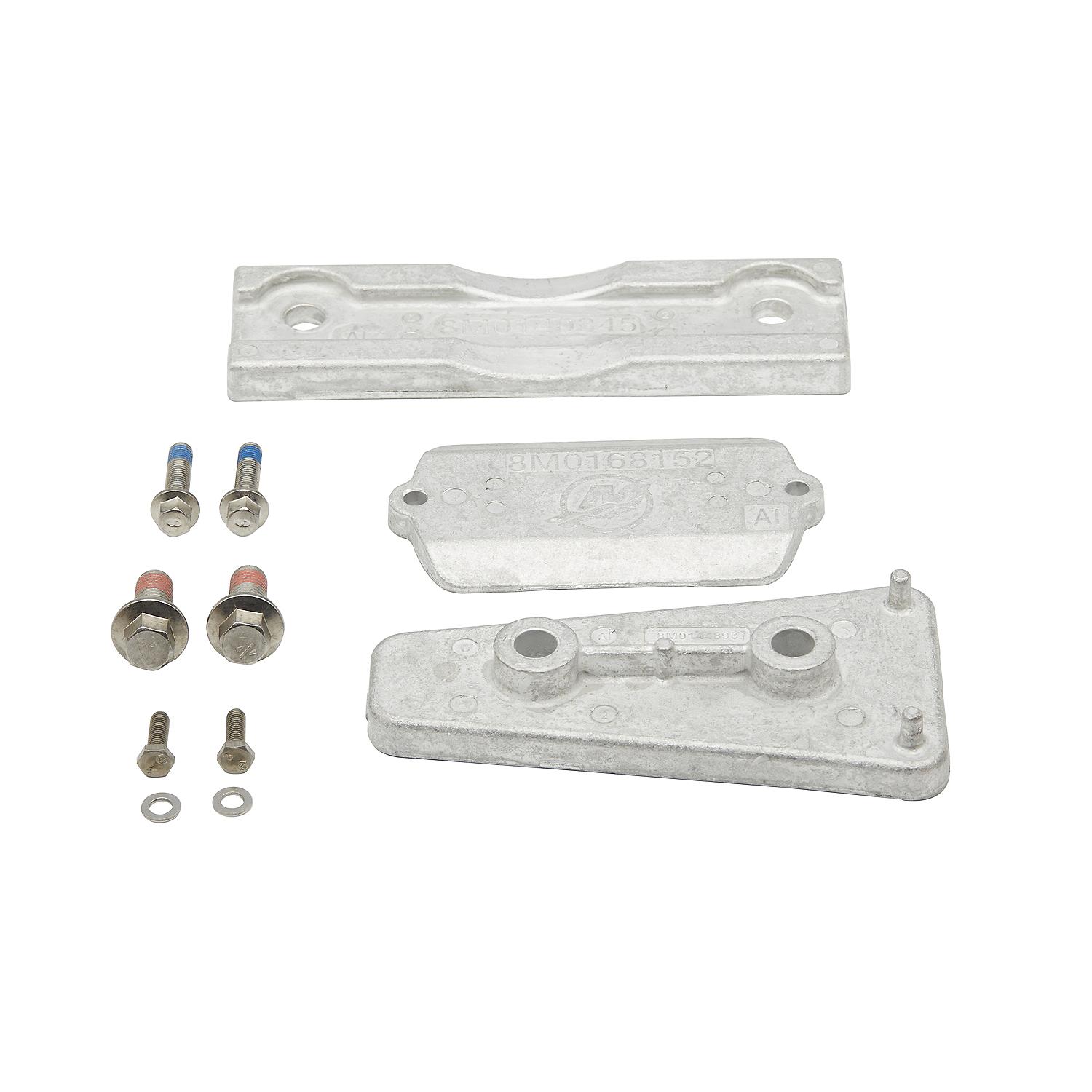 Mercury Aluminium Anode Kit 8M0179981 for Mercury 7.6L V12 600hp Verado and 500hp SeaPro Outboards - Image 3