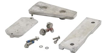 Mercury Magnesium Anode Kit 8M0179982 for Mercury 7.6L V12 600hp Verado and 500hp SeaPro Outboards