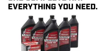 Mercury 8M0182227 Sterndrive Oil Change Kit for MerCruiser 4.3L V6 4-Stroke Engines (without remote oil filter kit)