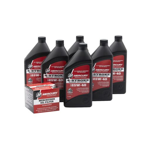 Mercury 8M0182228 Sterndrive & Inboard Oil Change Kit for MerCruiser 4-Stroke Engines