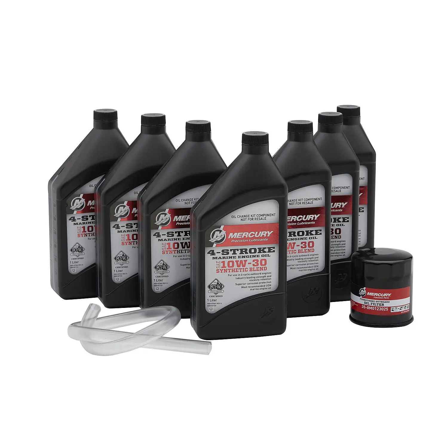 Mercury 8M0187621 SAE 10W-30 4-Stroke Outboard Oil Change Kit for Mercury V6 and V8 175-300hp Outboards - Image 4