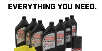 Mercury 8M0188359 SAE 25W-40 4-Stroke Outboard Oil Change Kit for Mercury L6 200-400hp Verado Outboards