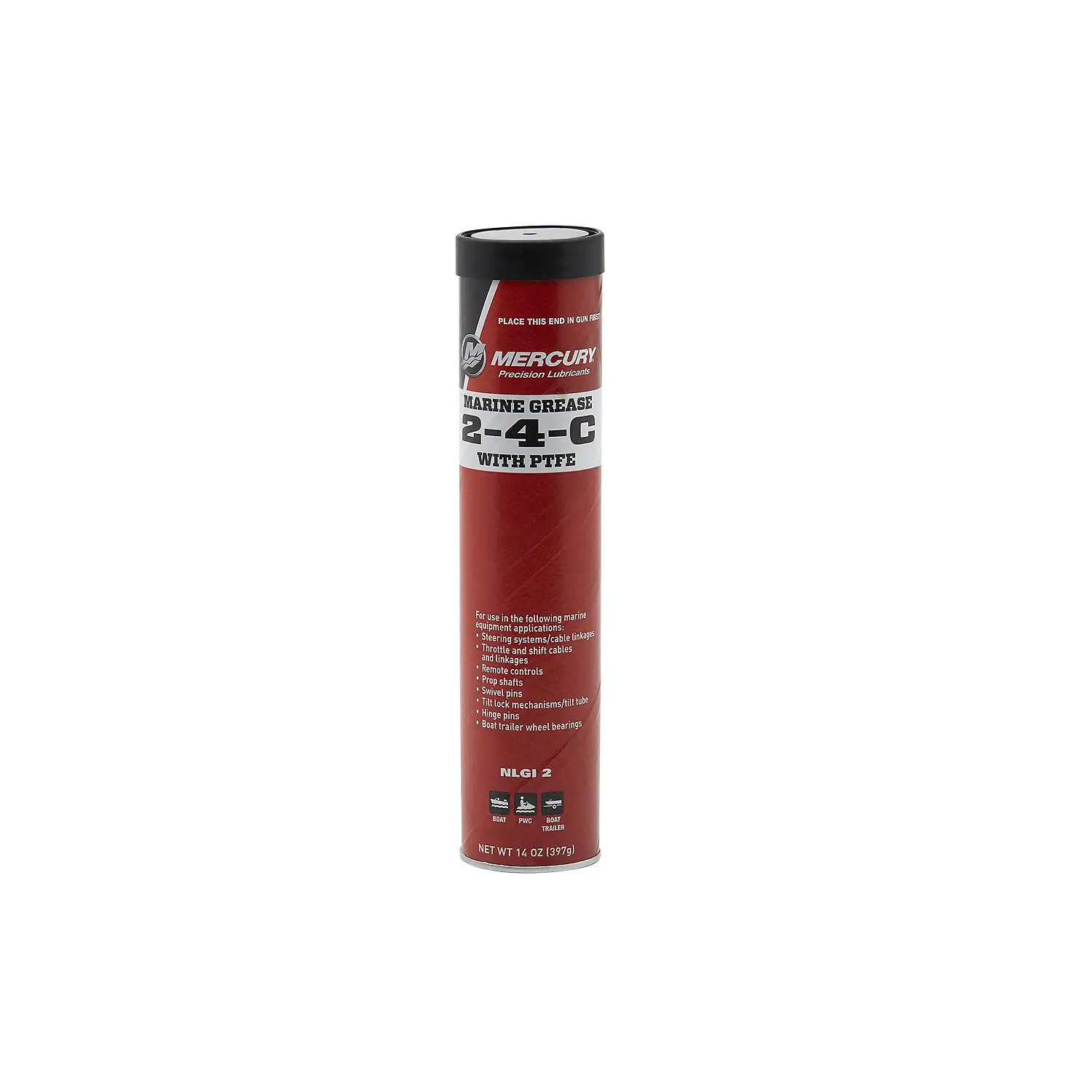 Mercury 8M0190471 2-4-C Marine Grease with PTFE - Multi-Purpose Marine Lubricant - 14 oz Cartridge - Image 3