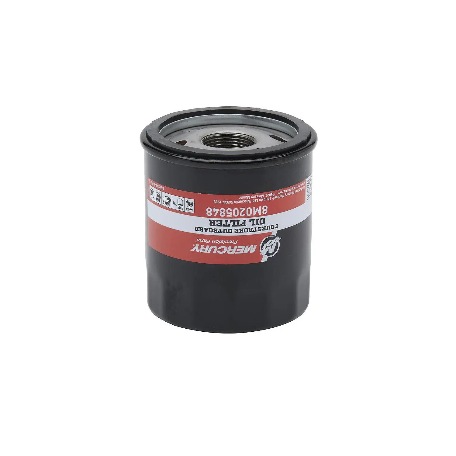 Mercury Oil Filter 8M0205848 for Mercury 5.7L V10 350-400hp and Mercury Racing 5.7L 400R Outboards - Image 2