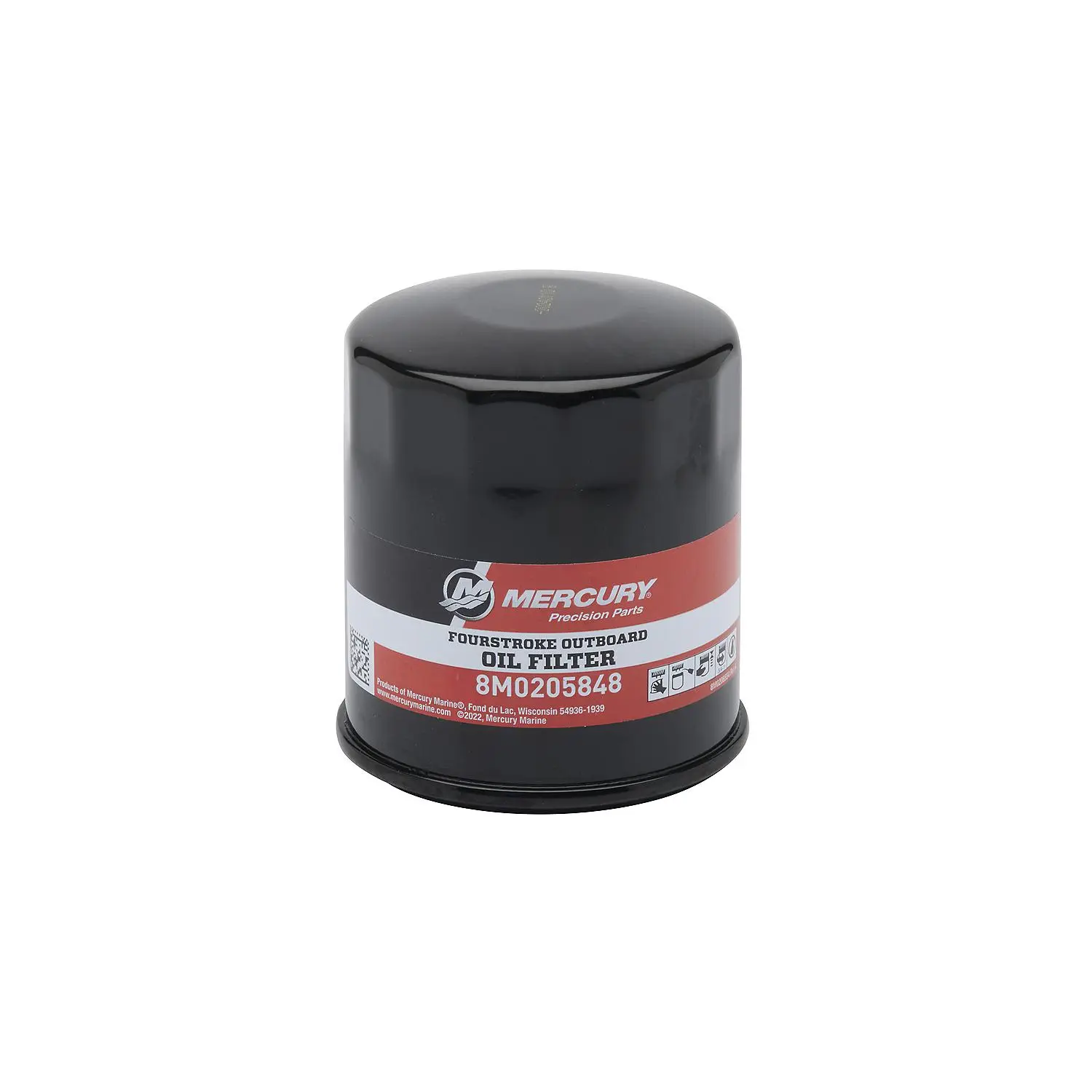Mercury Oil Filter 8M0205848 for Mercury 5.7L V10 350-400hp and Mercury Racing 5.7L 400R Outboards