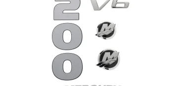 Mercury Decal Set 8M0214845 for 3.4L V6 200hp FourStroke Outboards