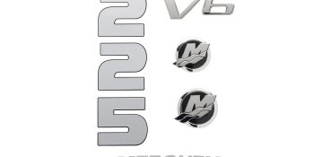 Mercury Decal Set 8M0214846 for 3.4L V6 225hp FourStroke Outboards