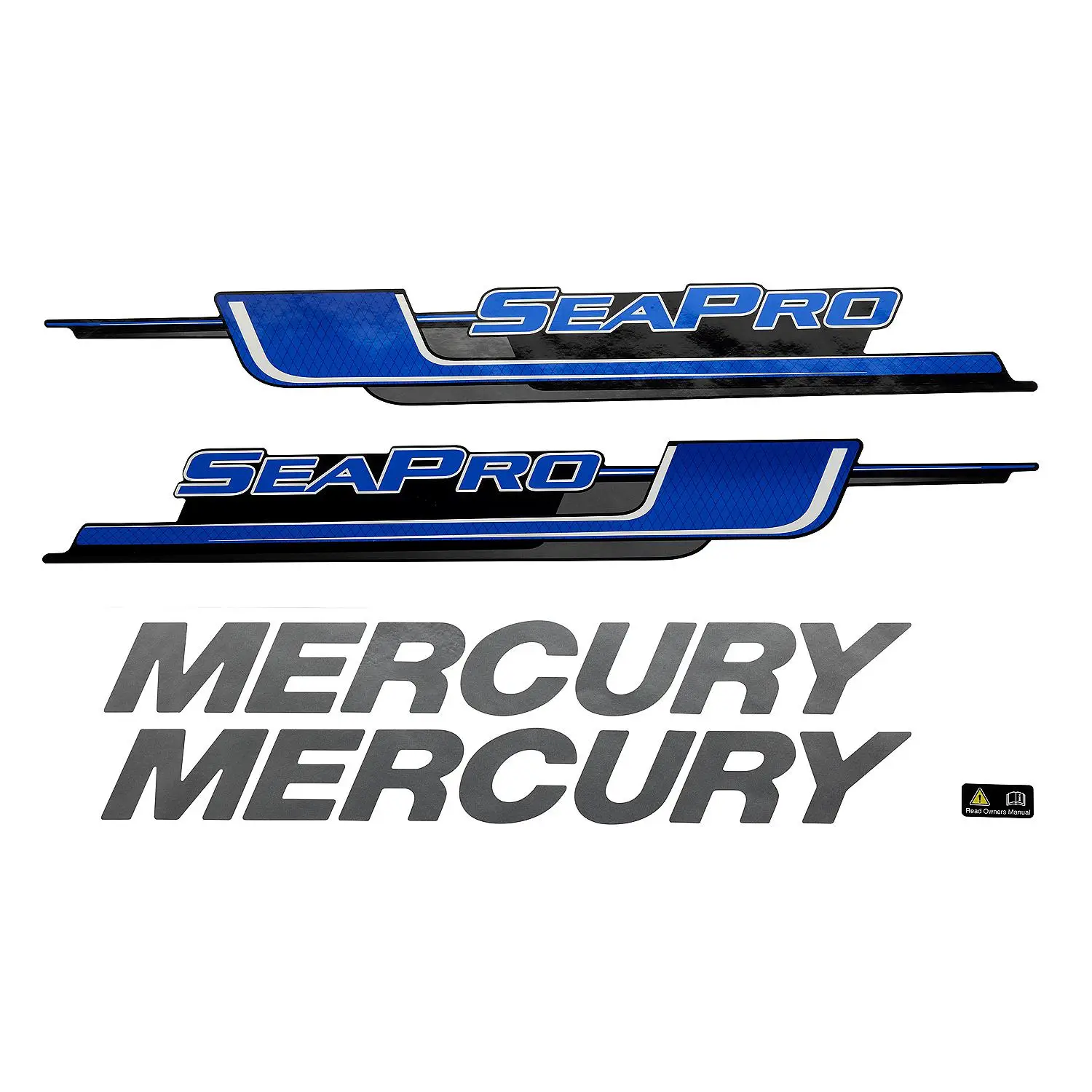 Mercury SeaPro Decal Set 8M0214847 for V6 and V8 SeaPro Outboards