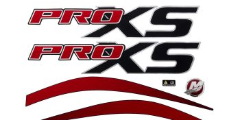 Mercury Decal Set 8M0214849 for 3.4L V6 175hp Pro XS Outboards