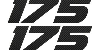 Mercury 175hp Side Decals – Set of 2 8M0214851 for V6 Pro XS Outboards