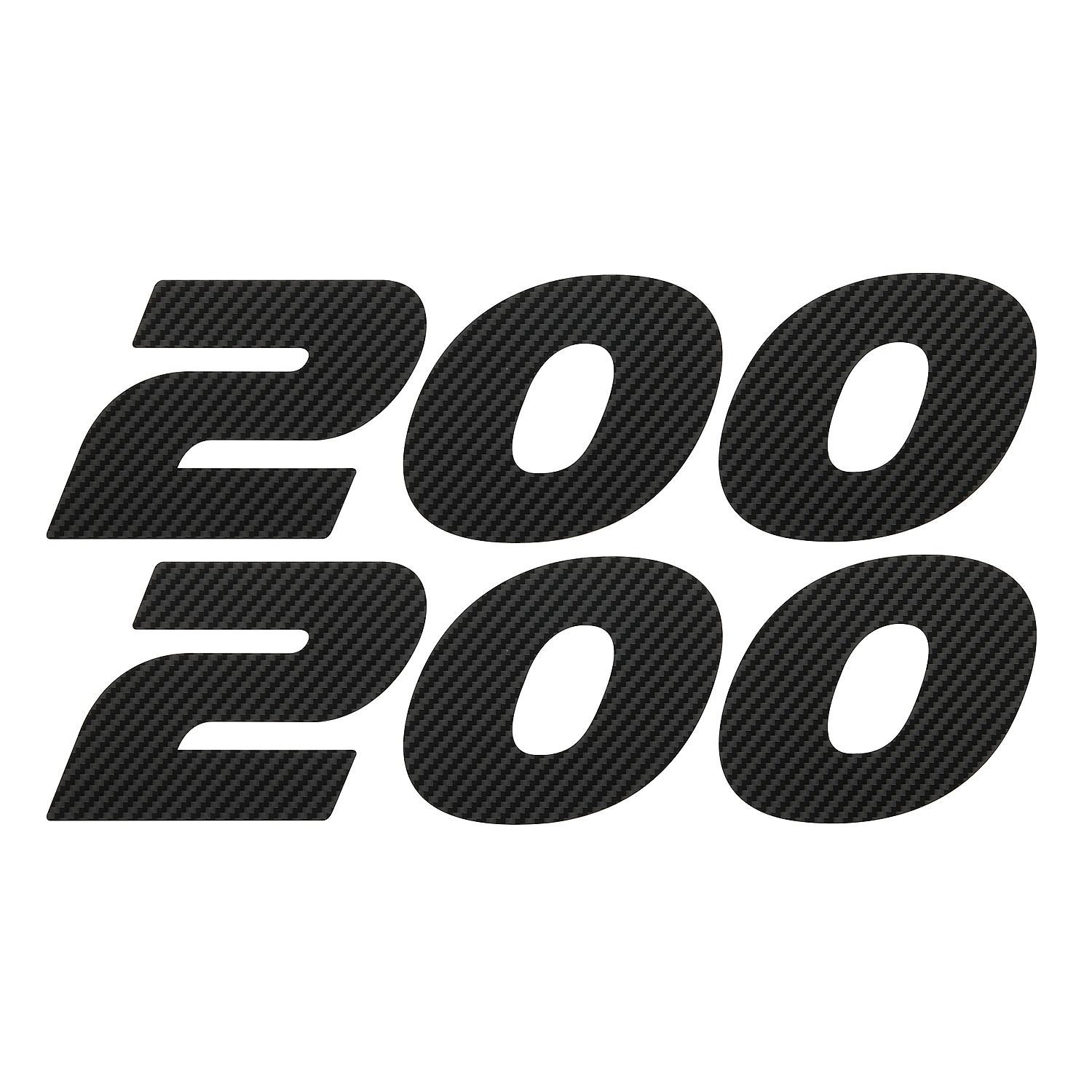 Mercury 200hp Side Decals – Set of 2 8M0214860 for V8 Pro XS Outboards