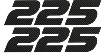 Mercury 225hp Side Decals – Set of 2 8M0214862 for V8 Pro XS Outboards