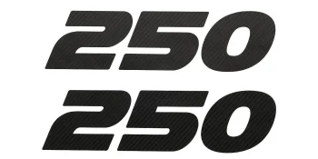 Mercury 250hp Side Decals – Set of 2 8M0214864 for V8 Pro XS Outboards