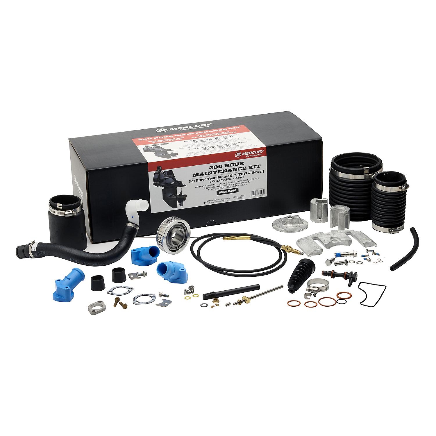 MerCruiser Bravo Two Sterndrive 300 Hour Maintenance Kit - Image 3
