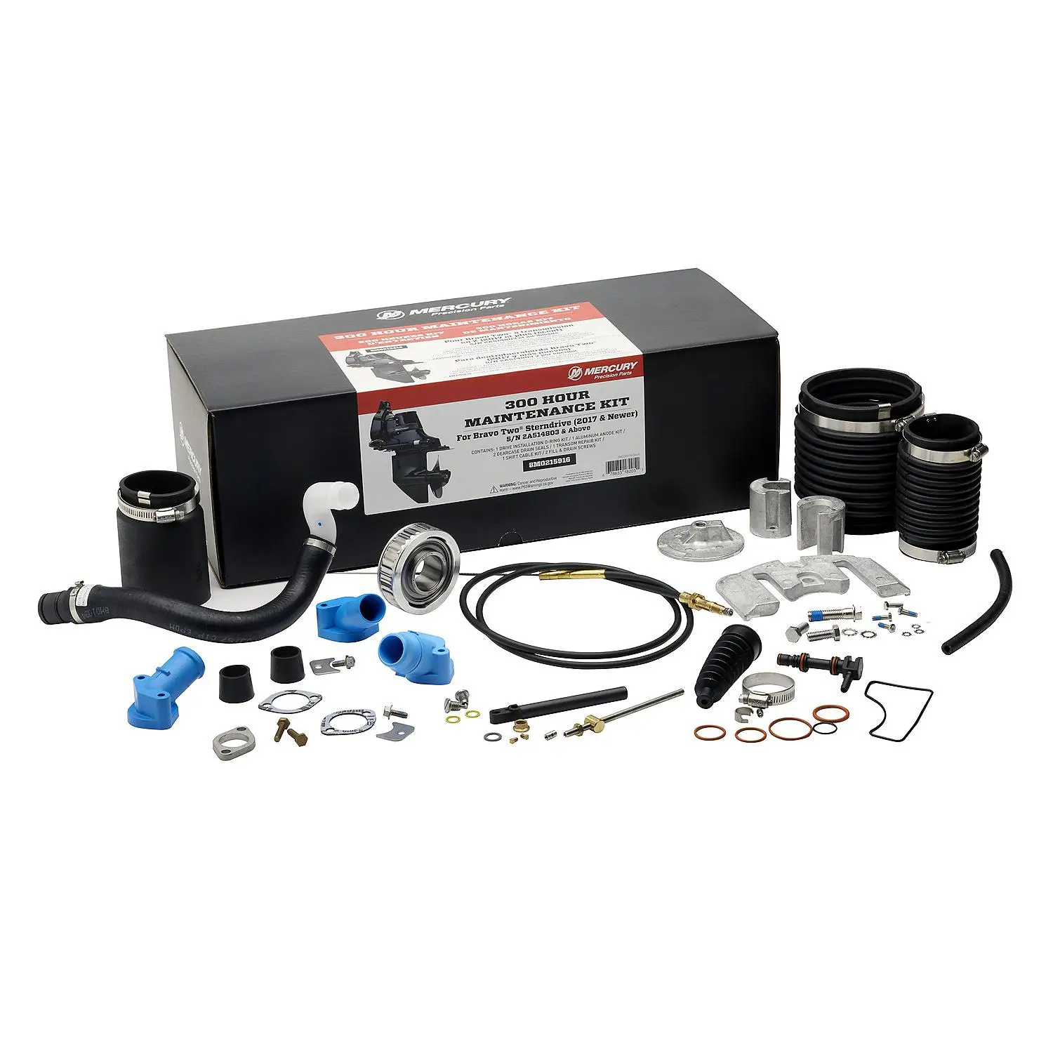 MerCruiser Bravo Two Sterndrive 300 Hour Maintenance Kit - Image 3