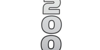 Mercury 200hp Rear Decal 8M0217481 for V6 SeaPro Outboards