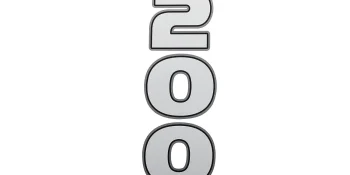 Mercury 200hp Rear Decal 8M0217481 for V6 SeaPro Outboards