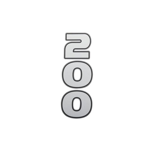 Mercury 200hp Rear Decal 8M0217481 for V6 SeaPro Outboards