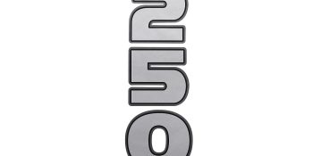 Mercury 250hp Rear Decal 8M0217486 for V8 SeaPro Outboards