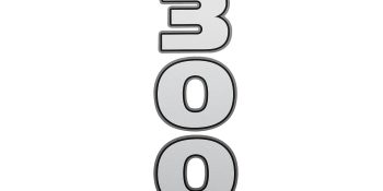 Mercury 300hp Rear Decal 8M0217487 for V8 SeaPro Outboards