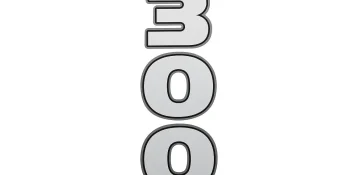 Mercury 300hp Rear Decal 8M0217487 for V8 SeaPro Outboards