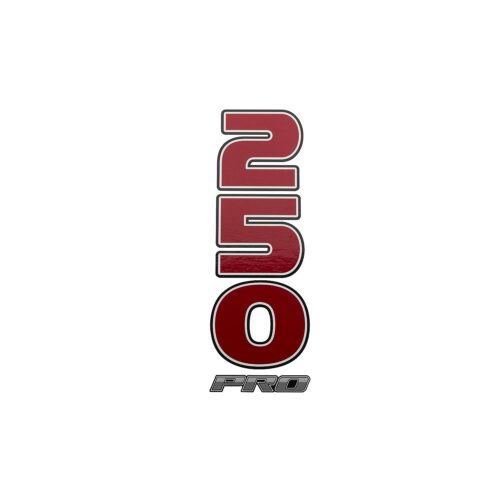 Mercury 250hp Rear Decal 8M0217490 for V8 Pro XS Outboards