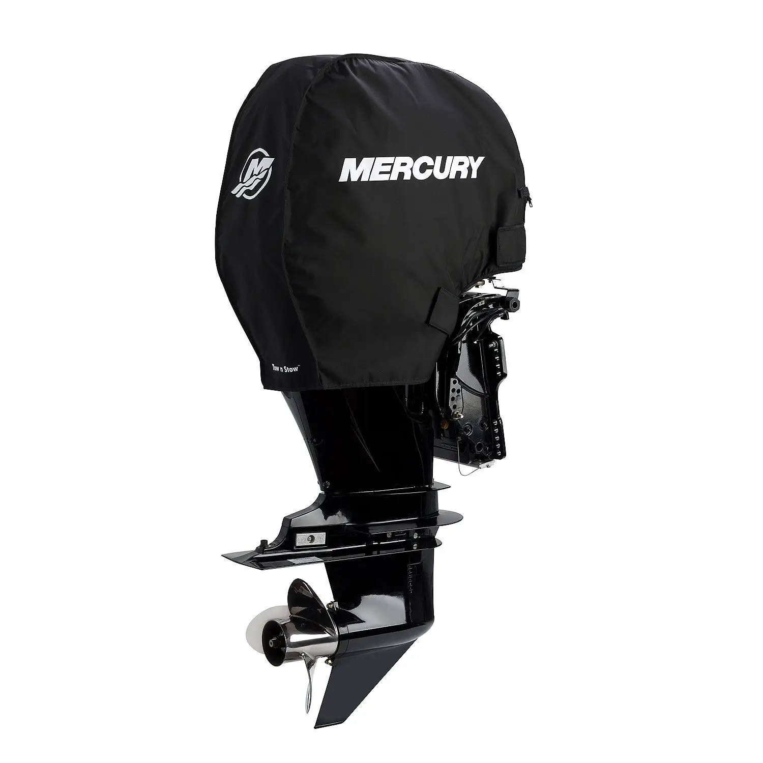Mercury Marine Tow N Stow Outboard Cover 40-60hp FourStroke, Black - Image 2
