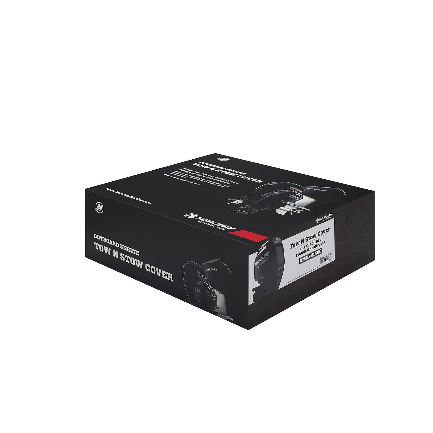 Mercury Marine Tow N Stow Outboard Cover 40-60hp FourStroke, Black - Image 3