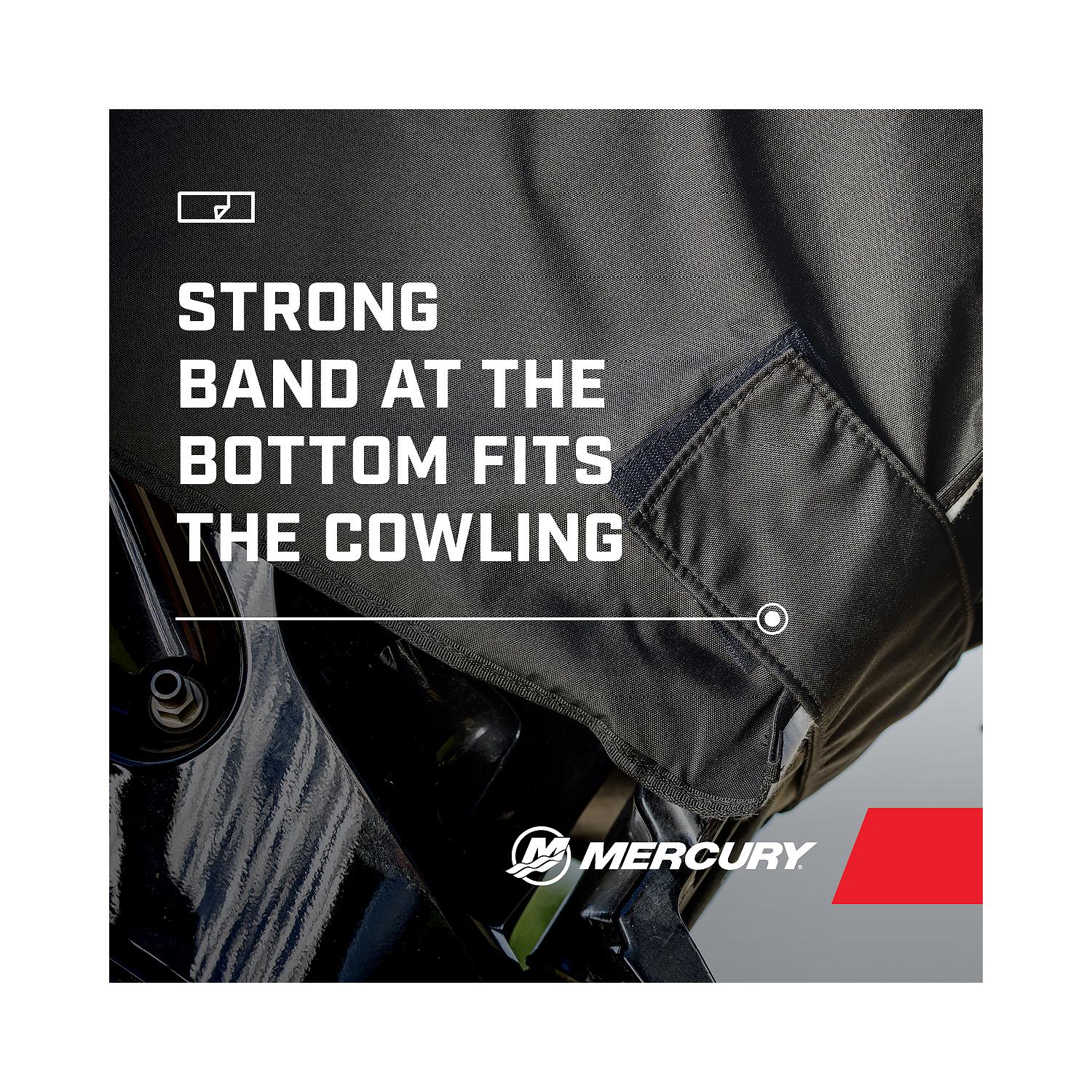 Mercury Marine Tow N Stow Outboard Cover 40-60hp FourStroke, Black - Image 6