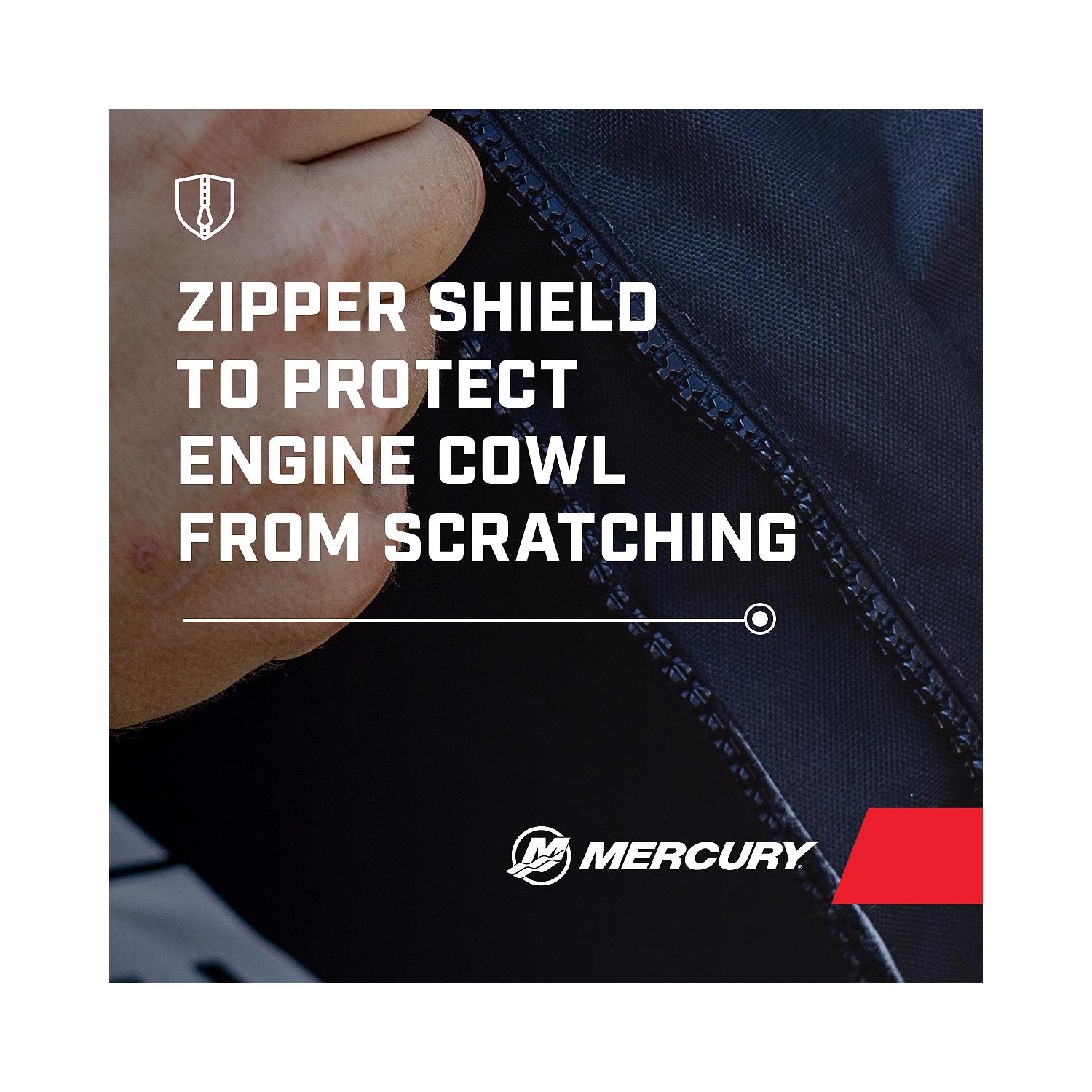 Mercury Marine Tow N Stow Outboard Cover 40-60hp FourStroke, Black - Image 7