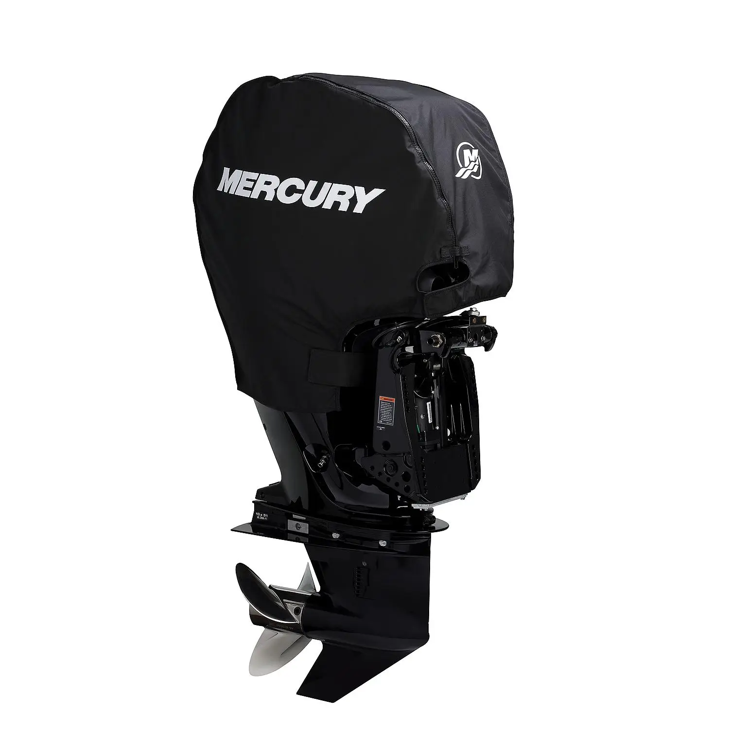 Mercury Marine Tow N Stow Outboard Cover 75-115hp FourStroke, Black - Image 3