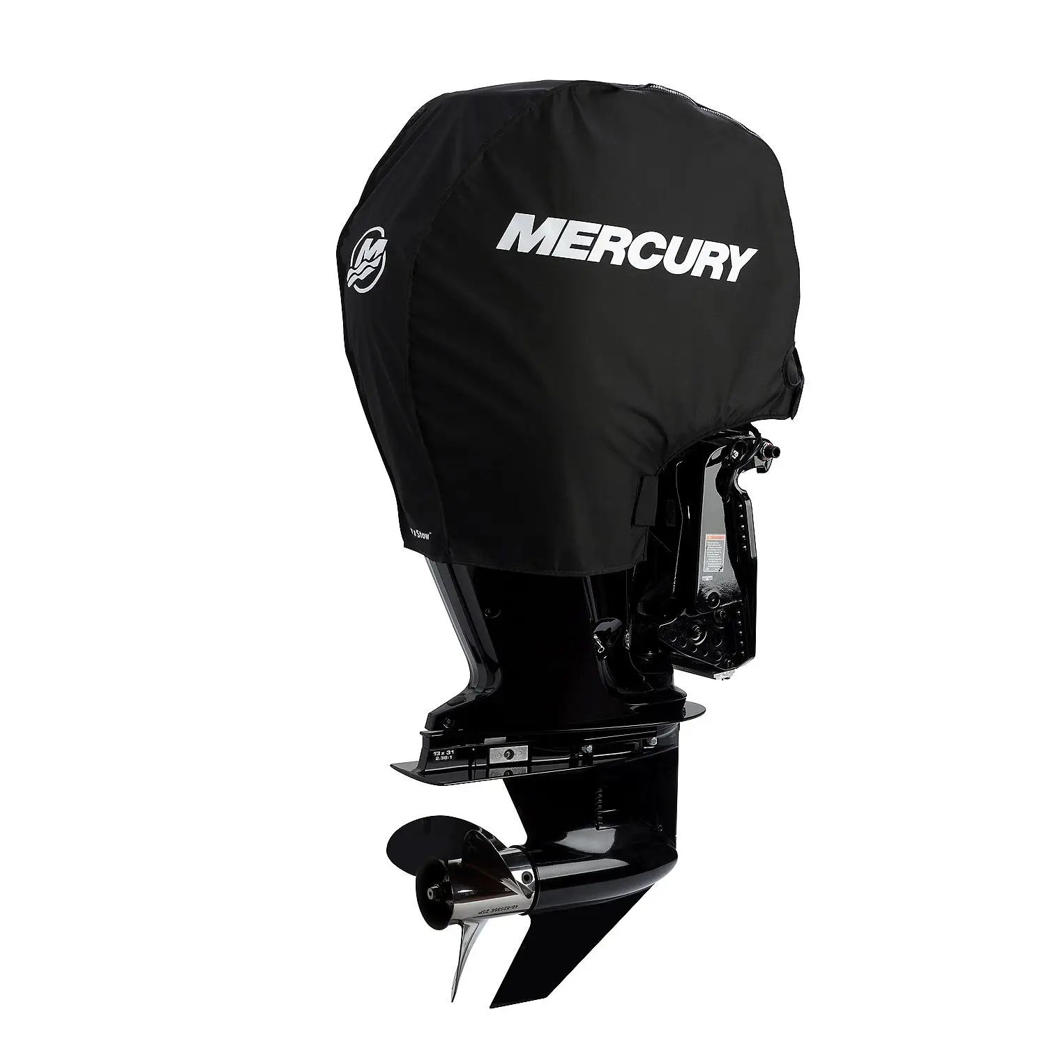 Mercury Marine Tow N Stow Outboard Cover 75-115hp FourStroke, Black - Image 4