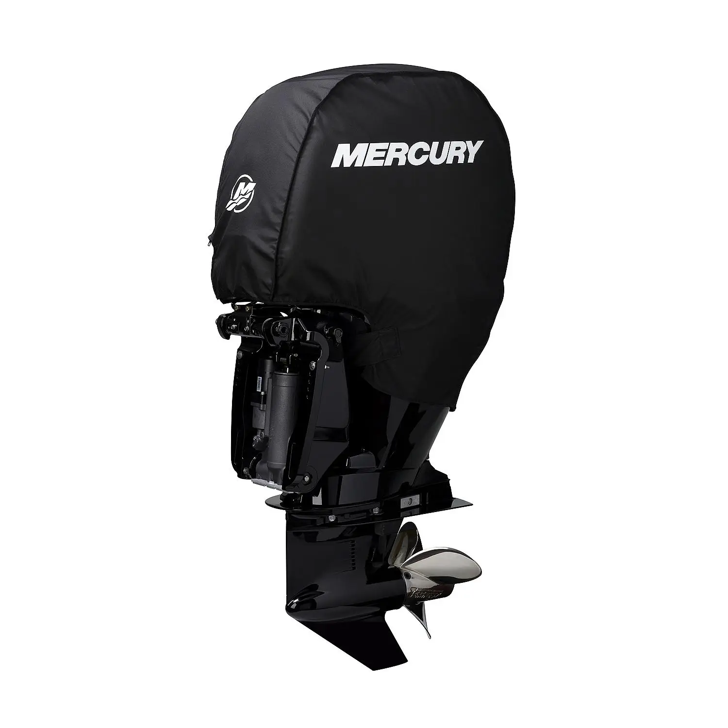 Mercury Marine Tow N Stow Outboard Cover 150hp FourStroke, Black - Image 2
