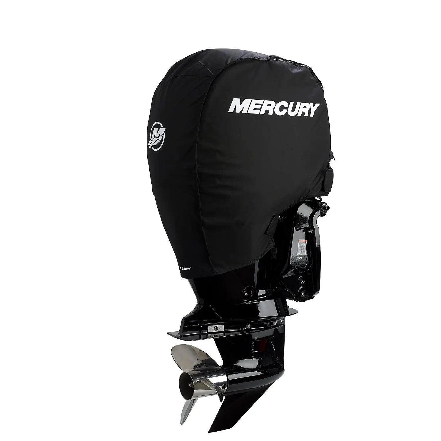 Mercury Marine Tow N Stow Outboard Cover 150hp FourStroke, Black - Image 4
