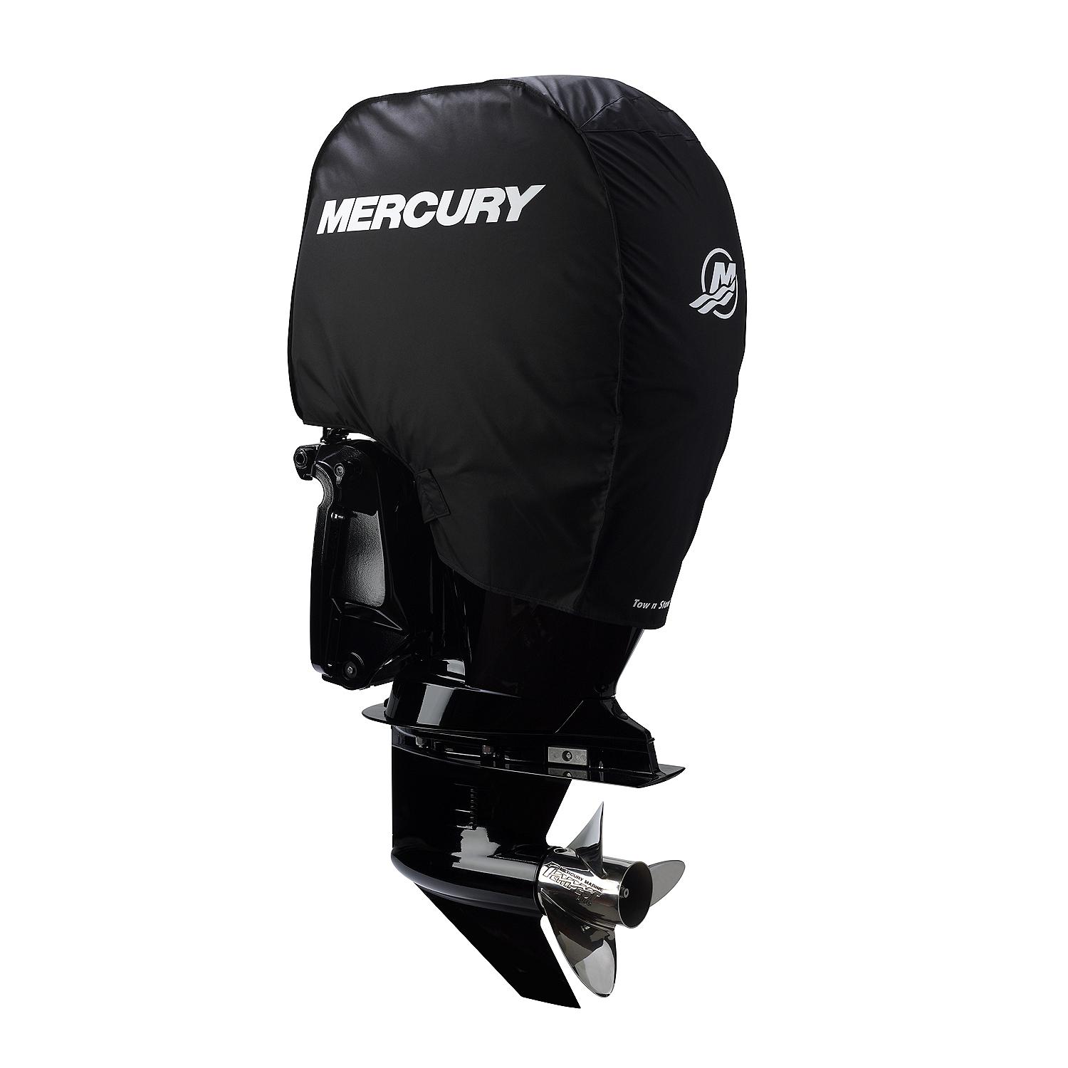 Mercury Marine Tow N Stow Outboard Cover 150hp FourStroke, Black - Image 5