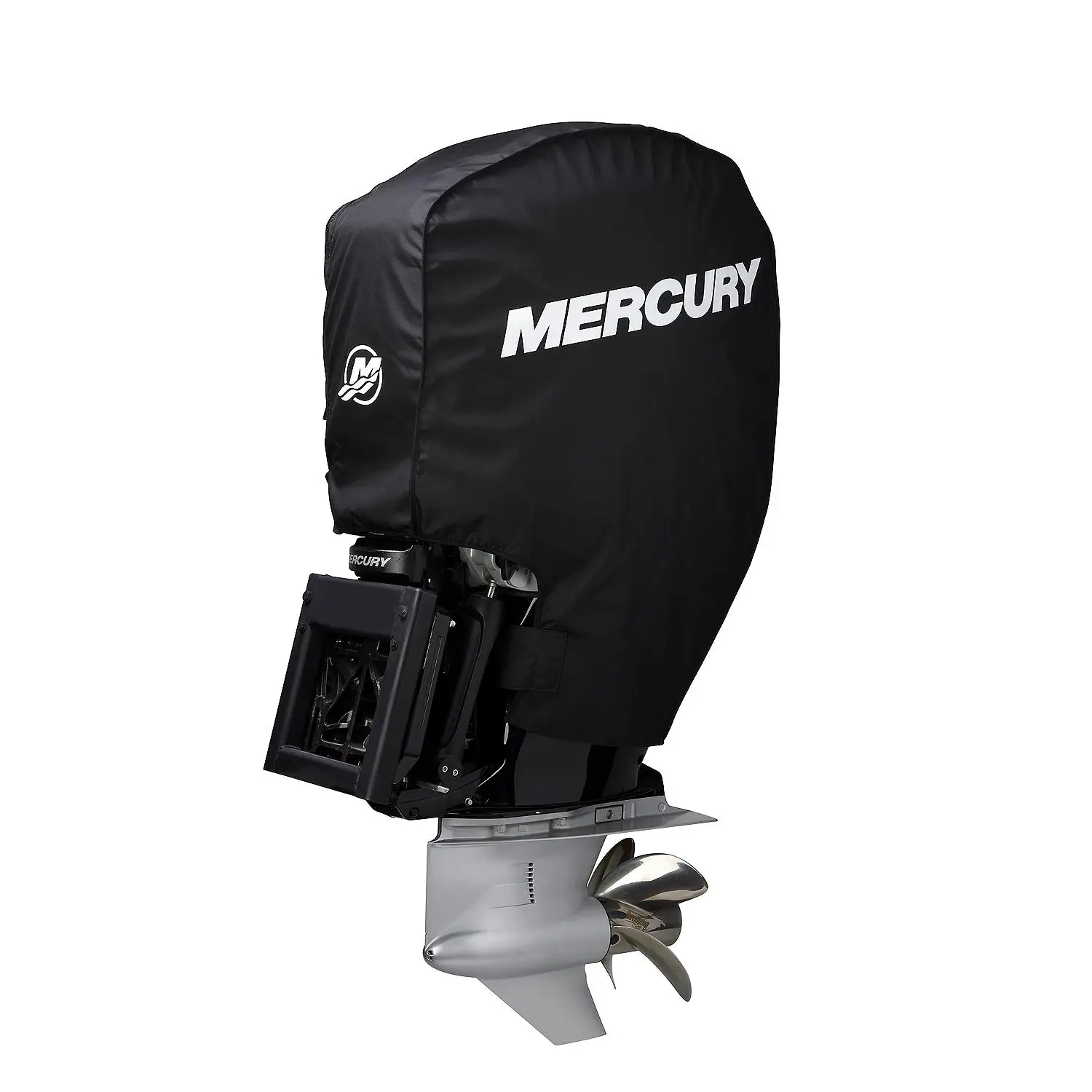 Mercury Marine Tow N Stow Outboard Cover 225-400hp Verado, Black - Image 4