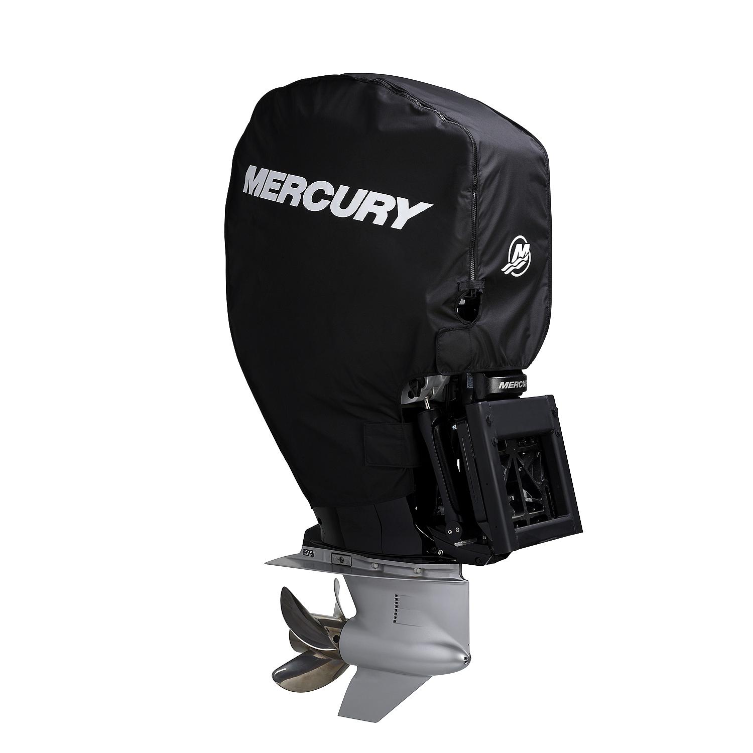 Mercury Marine Tow N Stow Outboard Cover 225-400hp Verado, Black - Image 6