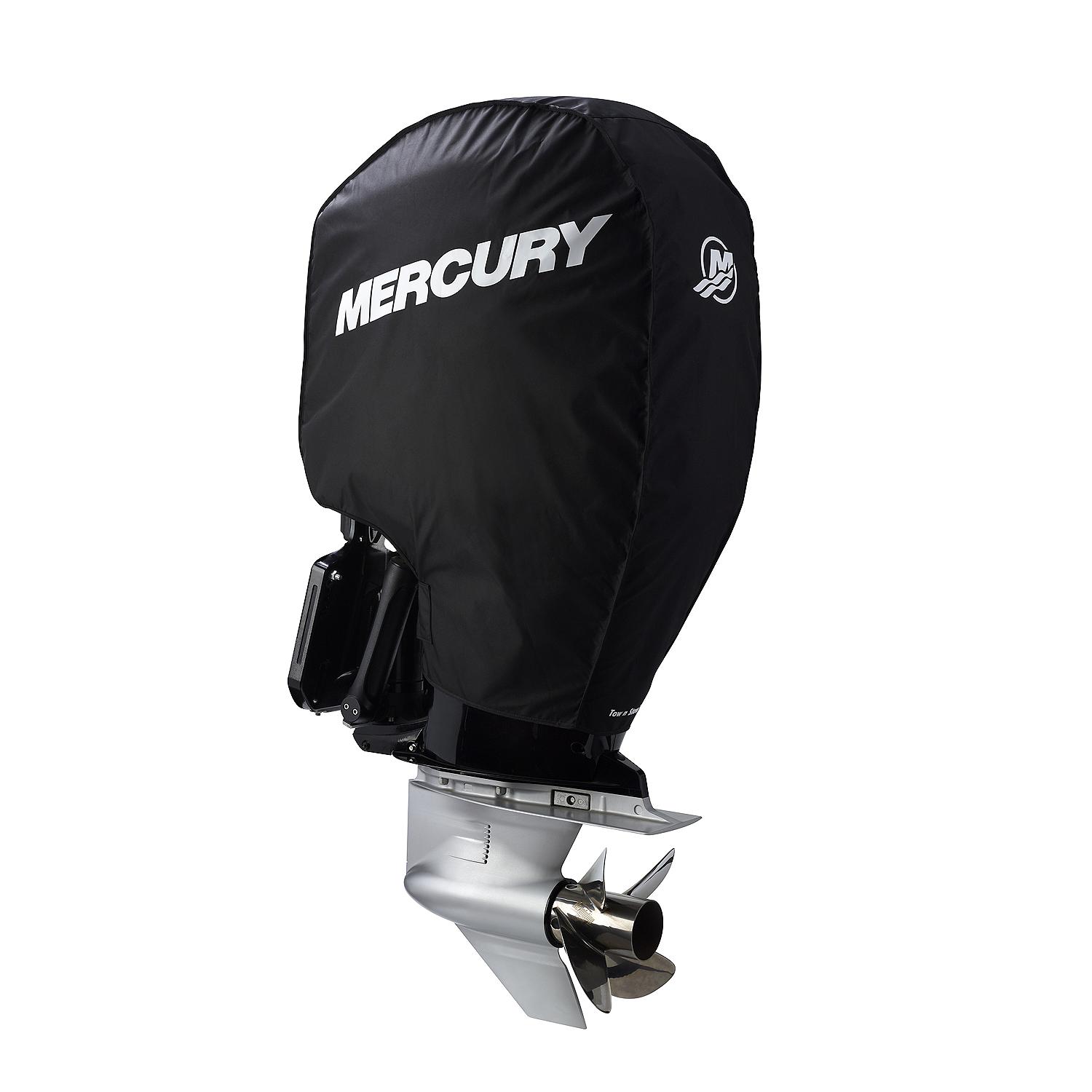 Mercury Marine Tow N Stow Outboard Cover 225-400hp Verado, Black - Image 7