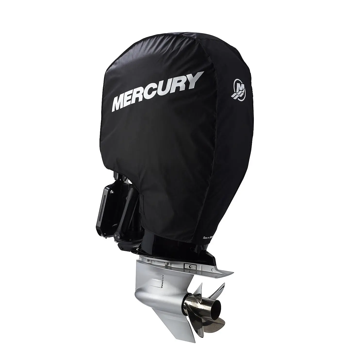 Mercury Marine Tow N Stow Outboard Cover 225-400hp Verado, Black - Image 7