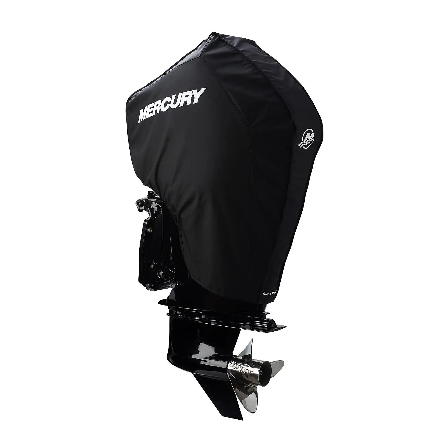 Mercury Marine Tow N Stow Outboard Cover 175-225hp FourStroke, Black - Image 2