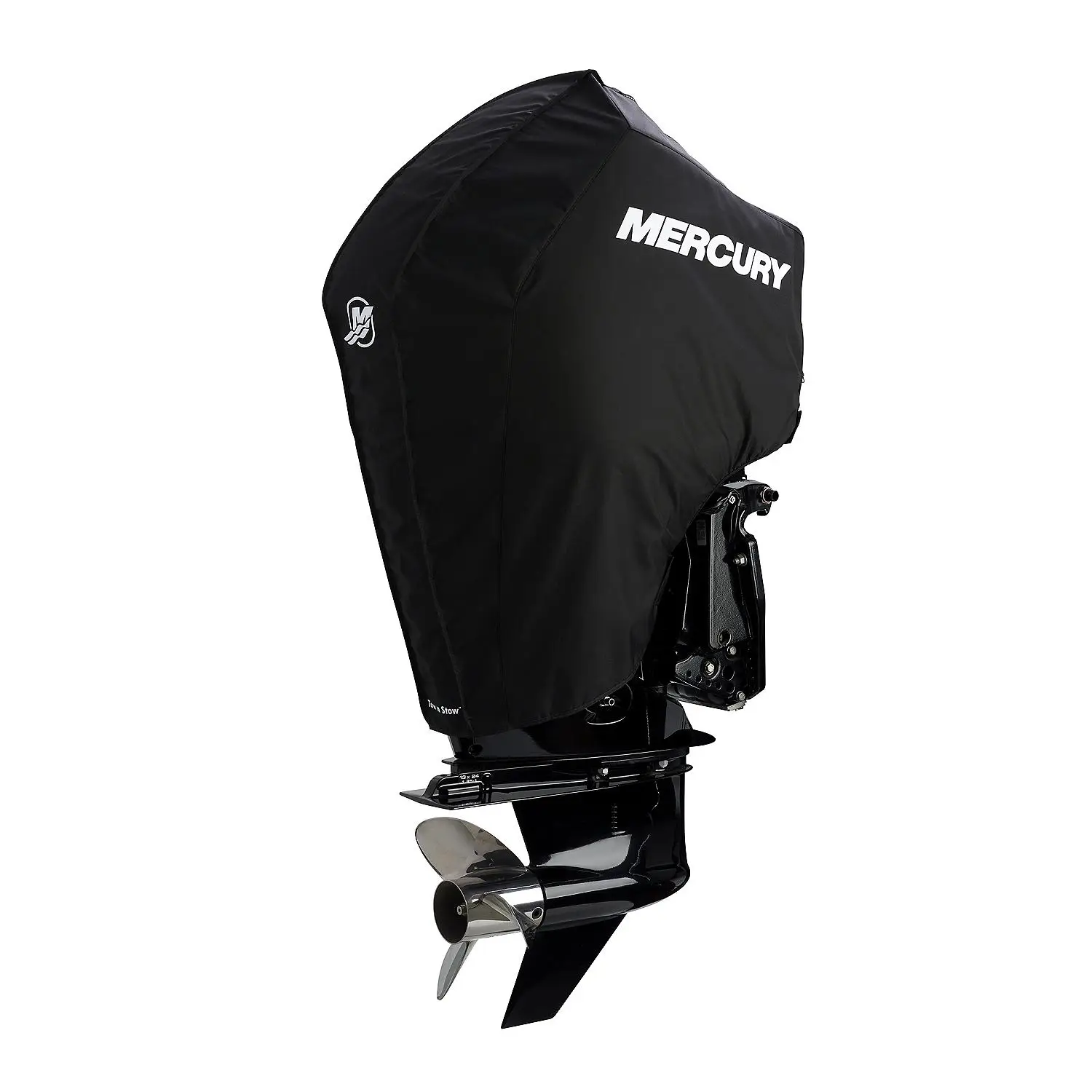 Mercury Marine Tow N Stow Outboard Cover 175-225hp FourStroke, Black - Image 4