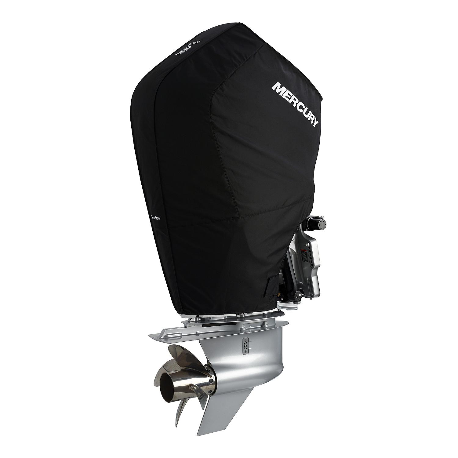 Mercury Marine Tow N Stow Outboard Cover 350-400hp Verado, Black - Image 5
