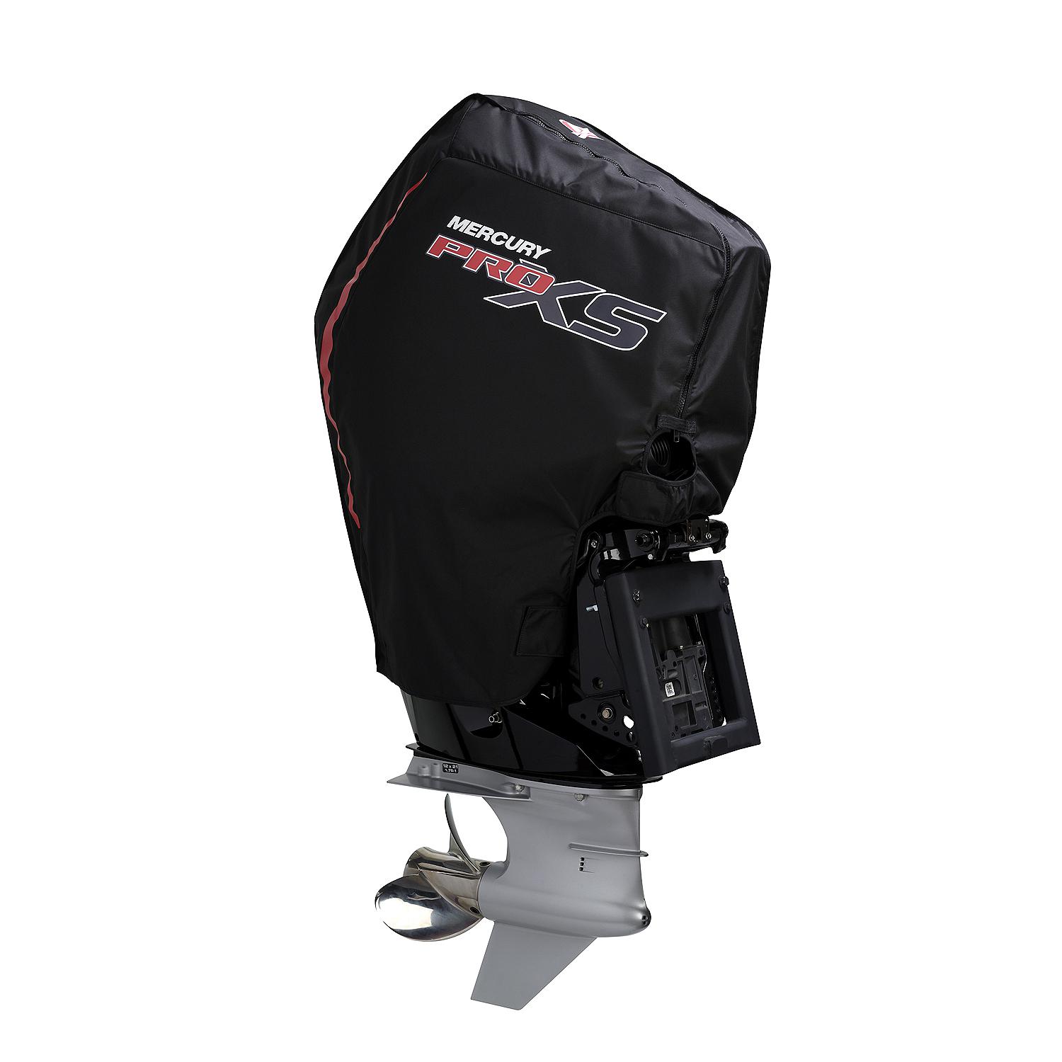 Mercury Marine Tow N Stow Outboard Cover 200-300hp Pro XS, Black - Image 2
