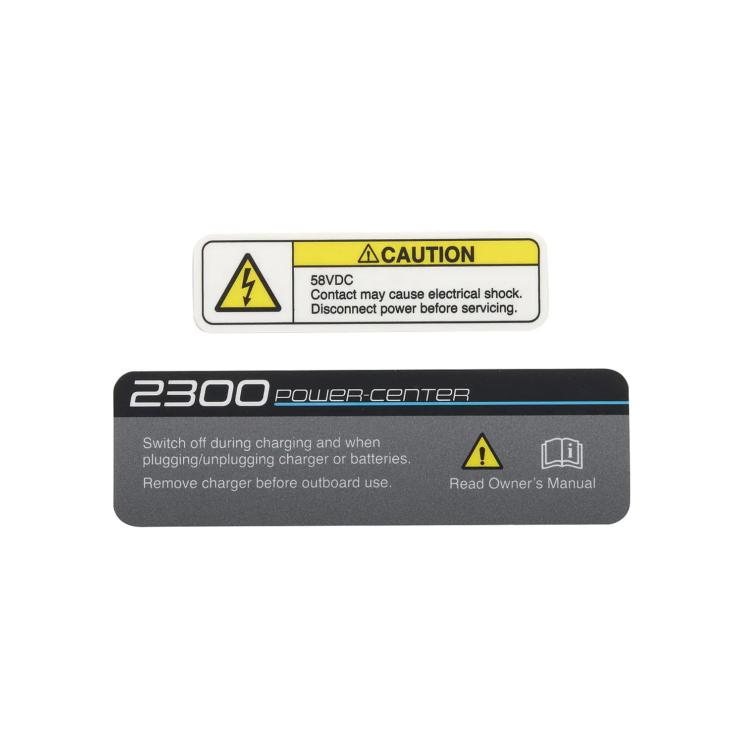 Mercury Avator Decal Set 8M0221939 for Avator 20e, 35e, 75e and 110e Electric Outboards