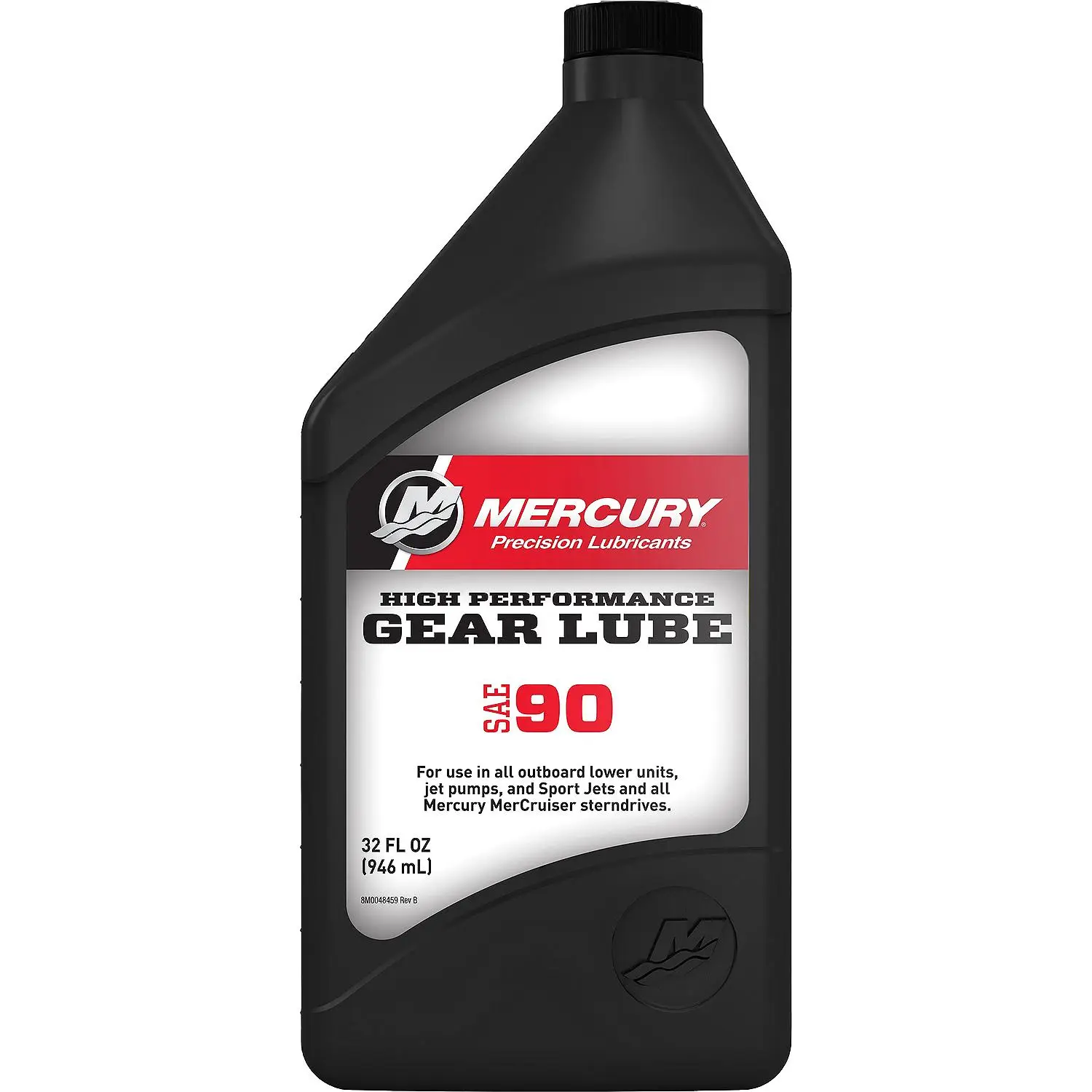 Mercury 8M0222063 SAE 90 High Performance Gear Lube – 1 Quart Bottle - Image 2