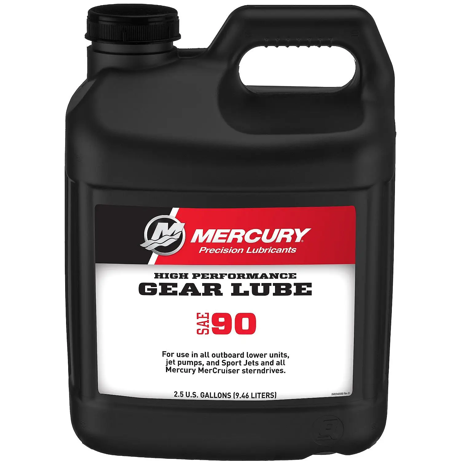 Mercury 8M0222071 SAE 90 High Performance Gear Lube and Pump Kit – 2.5 Gallons
