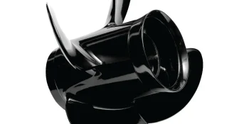 Mercury SpitFire Pontoon 8M8026570 4-Blade Aluminum Propeller, 13.8” Diameter x 13” Pitch, Right-Hand Rotation