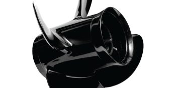 Mercury SpitFire 8M8026580 4-Blade Aluminum Propeller, 12.8” Diameter x 15” Pitch, Right-Hand Rotation