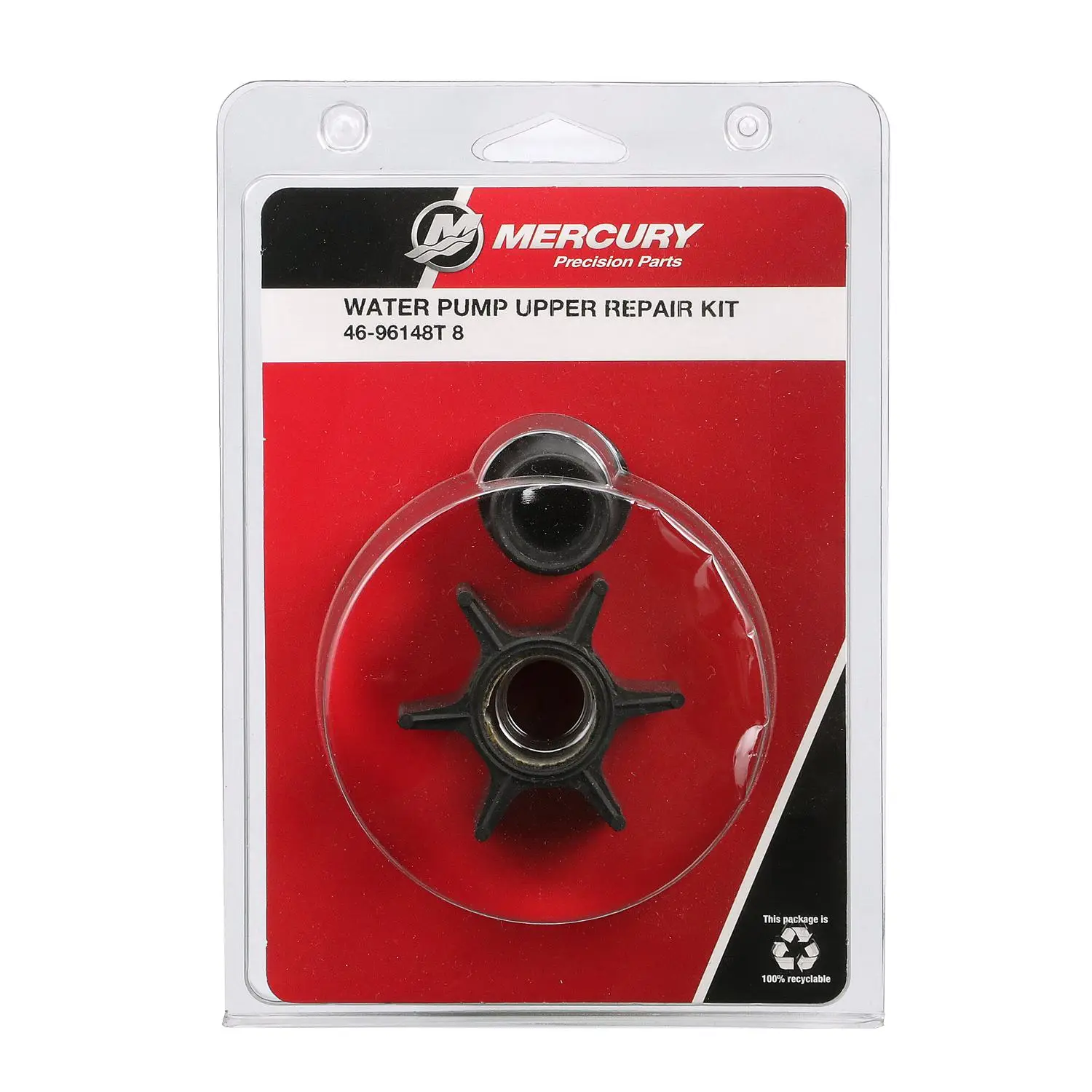 Mercury Water Pump Upper Repair Kit 96148T8 for Mercury and Mariner 4-Cylinder 65hp Through V6 Outboards - Image 5