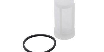 Mercury Fuel Filter Kit 896375K01 Replacement for Under-Cowl Filter with White Bowl and Black Top